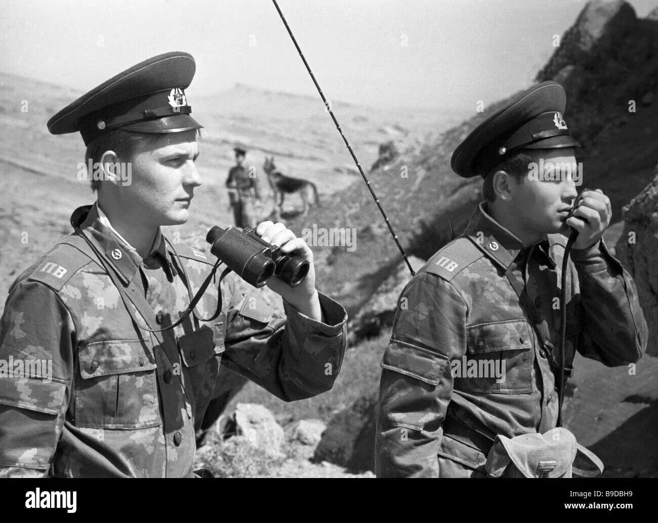 Пограничная служба КГБ СССР. Советские пограничники. Пограничные войска. Пограничник в дозоре.