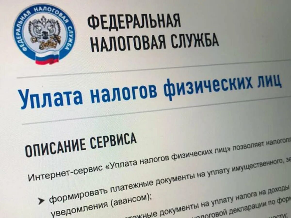 Сайт выплаты налогов