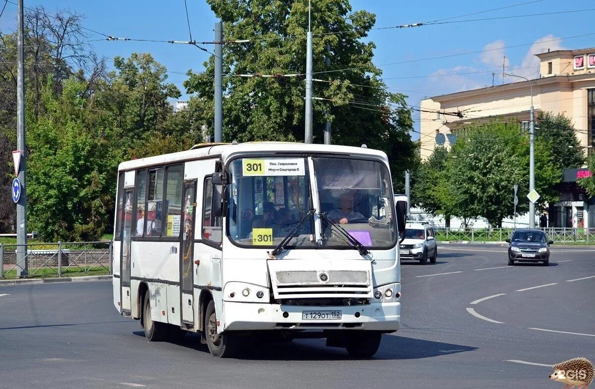 301 маршрутка нижний новгород