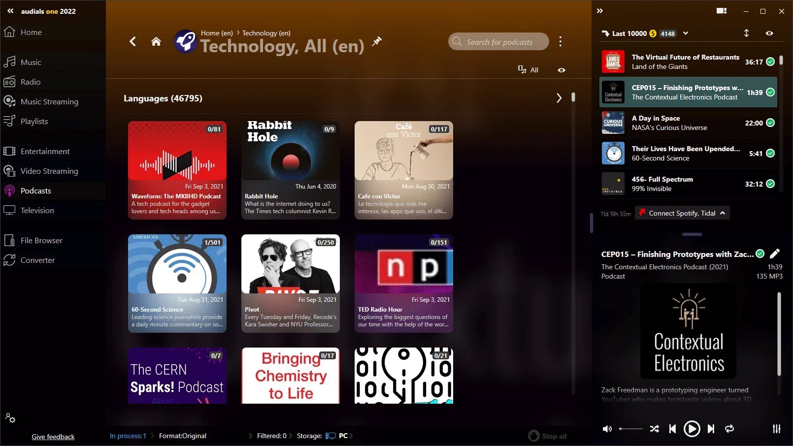 Radio для windows 10. Audials radio.