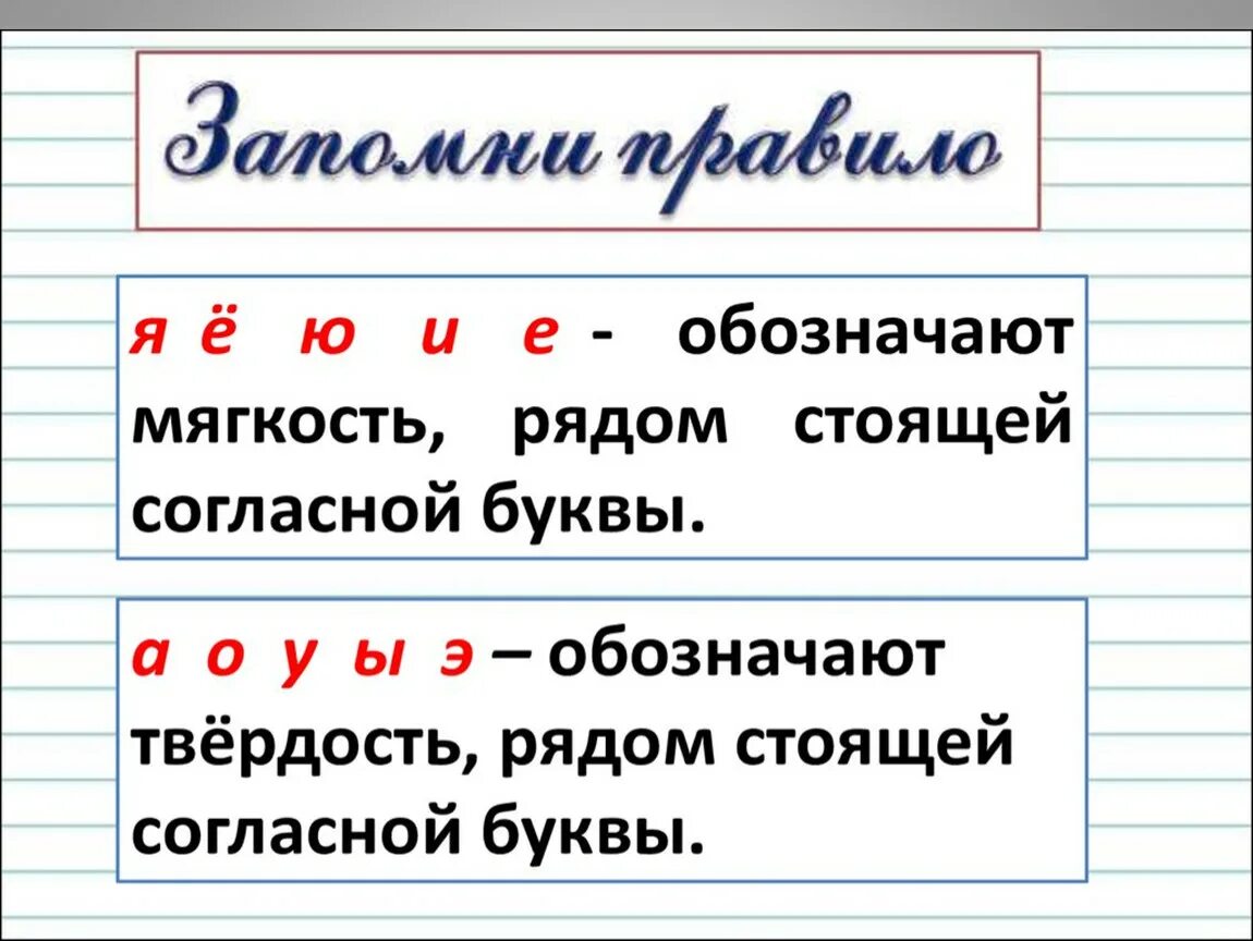 Примыкающие буквы. Буквы обозначающие твердость и мягкость согласных звуков. Буквы которые обозначают мягкие согласные 1 класс. Буквы обозначающие твердость согласных звуков 1 класс. Правила мягкие согласные 1 класс.