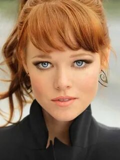 Red hair blue eyes