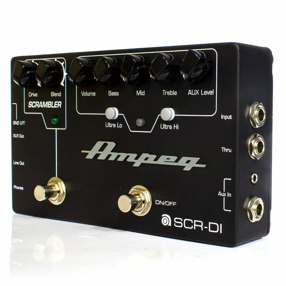 Di bass. Ampeg Scrambler Bass Overdrive. Ampeg SCR-di. Педаль эффектов Ampeg SCR-di.