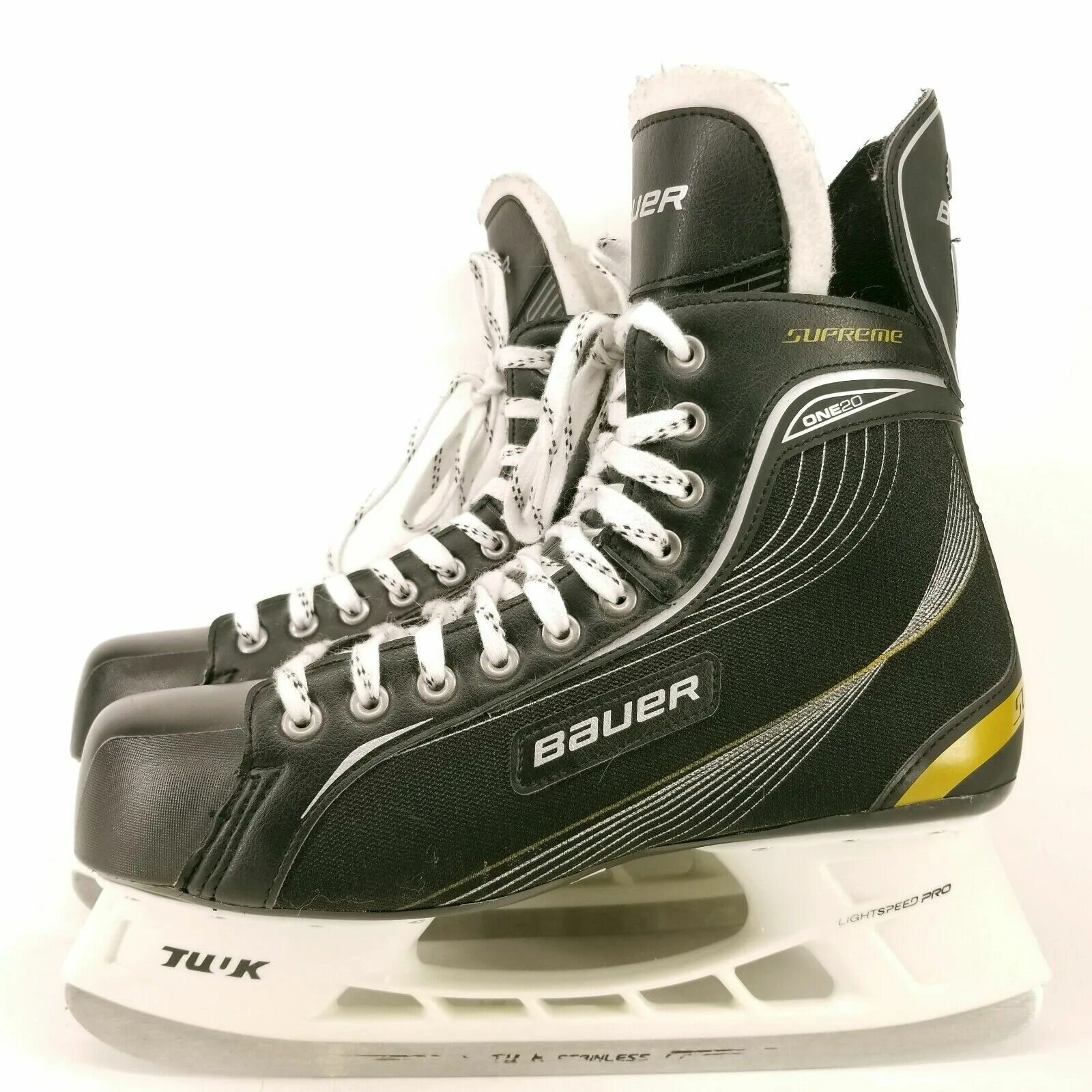 Bauer pro купить. Коньки Бауэр Суприм. Хоккейные коньки Bauer Supreme Pro. Bauer Supreme Lightspeed Pro. Коньки хоккейные Bauer Supreme Lightspeed Pro.