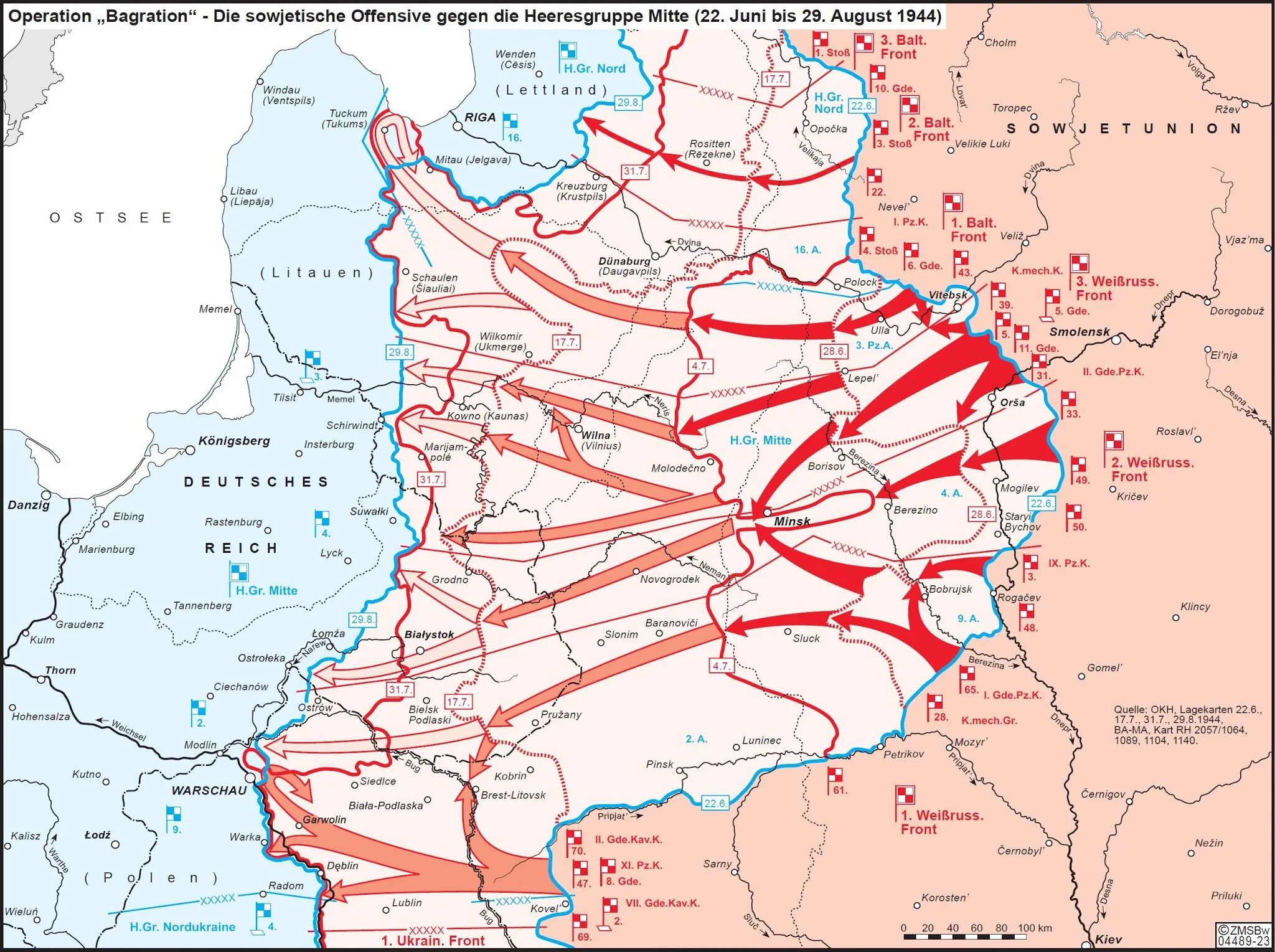 Операция багратион беларусь. Белорусская операция 1944. Операция Багратион 1944 карта. Операция Багратион карта. Освобождение Белоруссии карта.