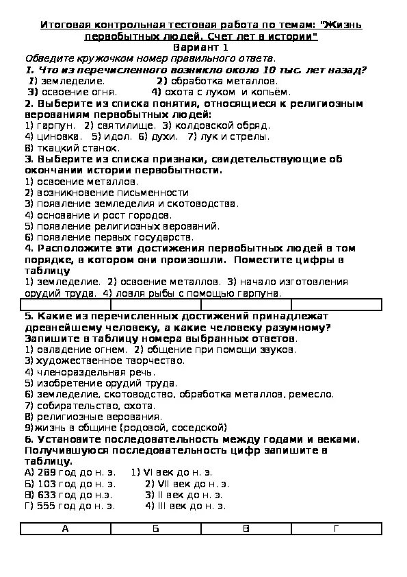 Итоговая контрольная по истории 5 класс ответы. Контрольная работа по истории первобытный человек 5. Контрольная по истории 5 класс. Контрольная по истории по теме первобытность. Проверочная работа по истории 5 класс жизнь первобытных людей.