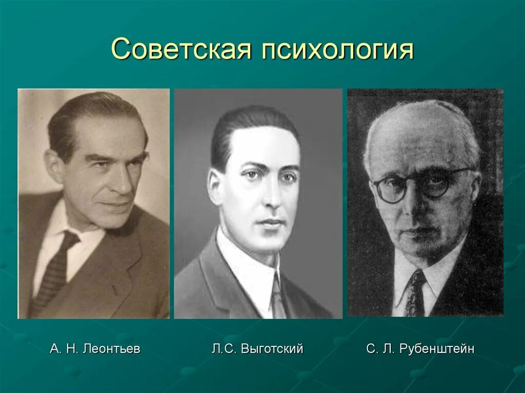 Школа л с выготского. Леонтьев, а.р. Лурия, л.с. Выготский, с.л. Рубинштейн. Рубинштейна с.л., Выготского л.с., Леонтьева а.н.. Советская психология Выготский л.с., Леонтьев а.н.,. Выготский Лурия Леонтьев.