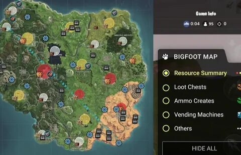 Bigfoot alpha map