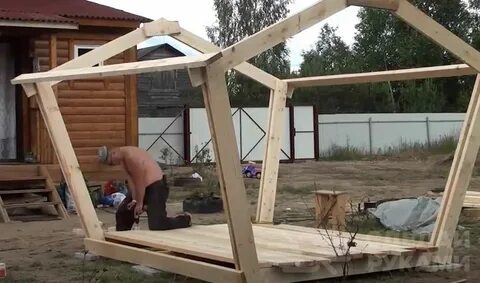Беседка своими руками пошагово