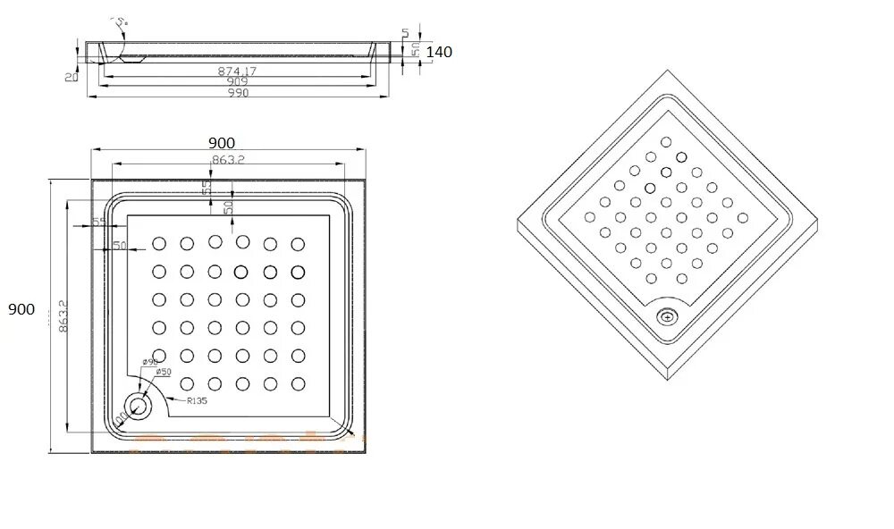 Душевой поддон DW Etta, 90x90x14, белый, DW-etta090914-NWT – 3 шт. Поддон для душа пятиугольный 100х100. Пятиугольный поддон для душа 100х100 черный. Поддон душевой пятиугольный 1000х1000. Душевой поддон 1000 1000