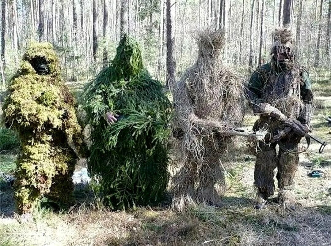 Маскировка личного состава
