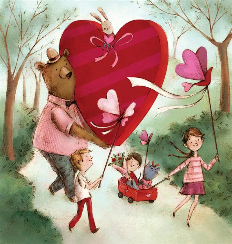 Сердечной радости. Любовь иллюстрации. Добрые иллюстрации. Сердце доброты. Сердце любовь доброта.