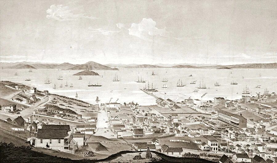 Бухта Сан Франциско 19 век. Сан Франциско 1860г. Сан Франциско 1776. Сан Франциско 1850.