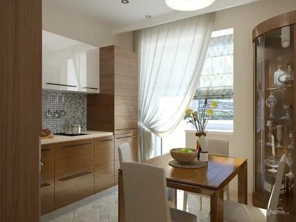 Дизайн квартиры с балконом в кухне
