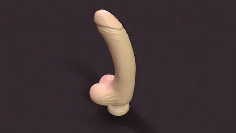 Model Cetak 3D. dildo. 