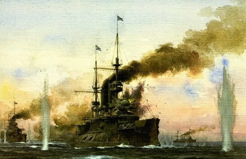 Бой в желтом море 28 июля 1904. Бой в желтом море 1904. Цусимское сражение 1905. Корабль Цесаревич 1904.