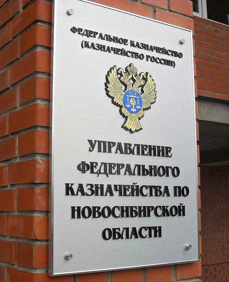 Управление вывеской. Таблички на управления. Казначейство Новосибирск. Управление казначейства по Новосибирской области.