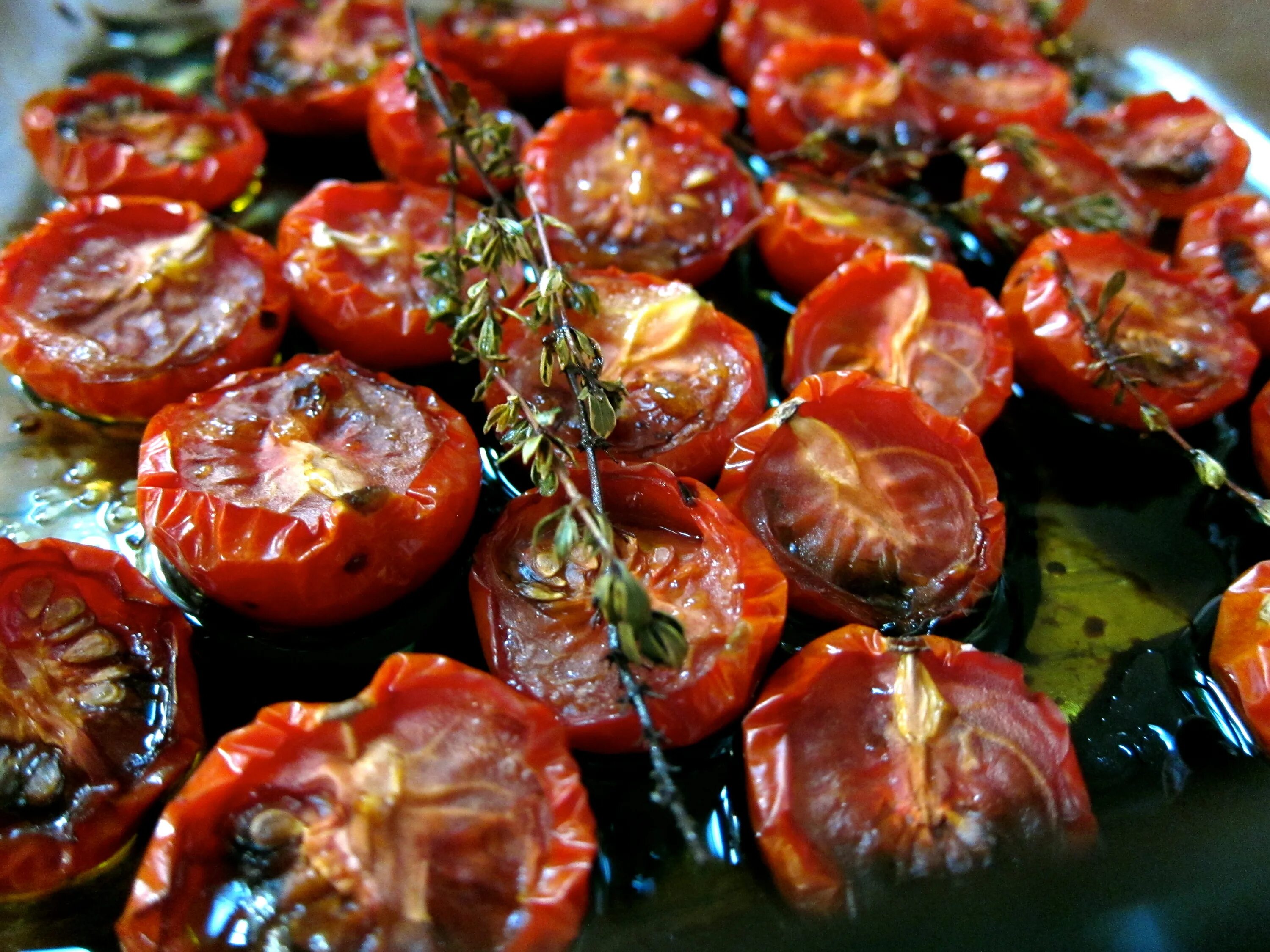 Жареные помидоры. Печеные помидоры. Запеченные томаты черри. Помидоры на углях.