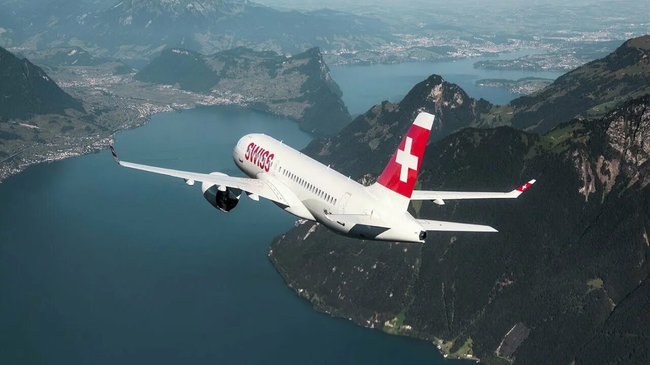 Свисс Эйр. Авиакомпания Свисс. Swiss International Air lines. Самолеты Swiss Airlines.