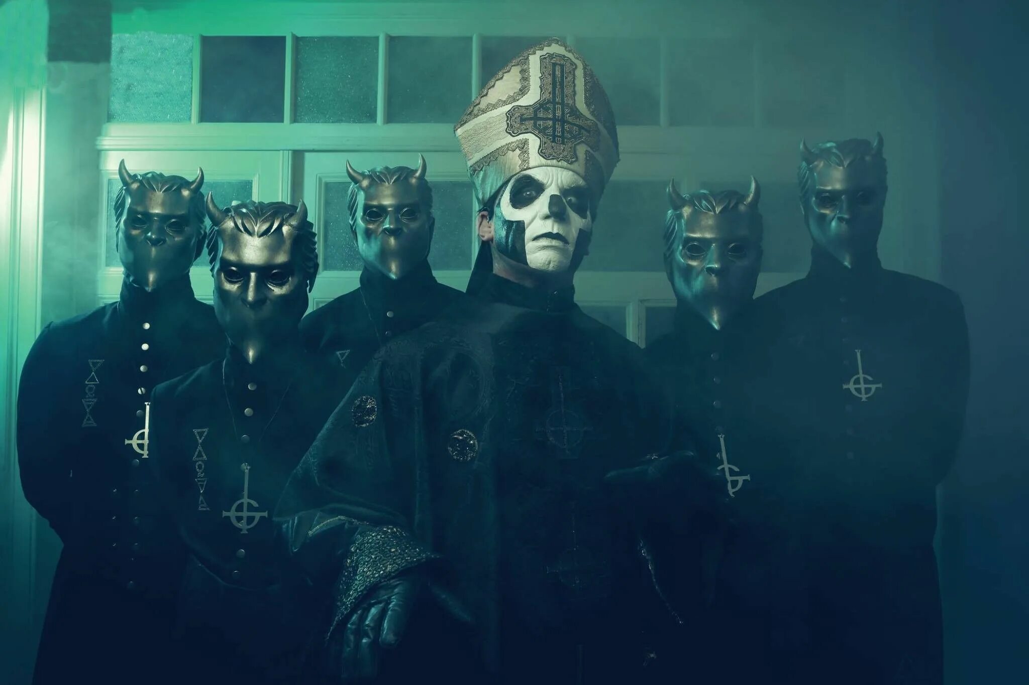 Басист группы ghost. Группа ghost. Ghost 2022 группа. Ghost группа 2021. Ghost band концерт.