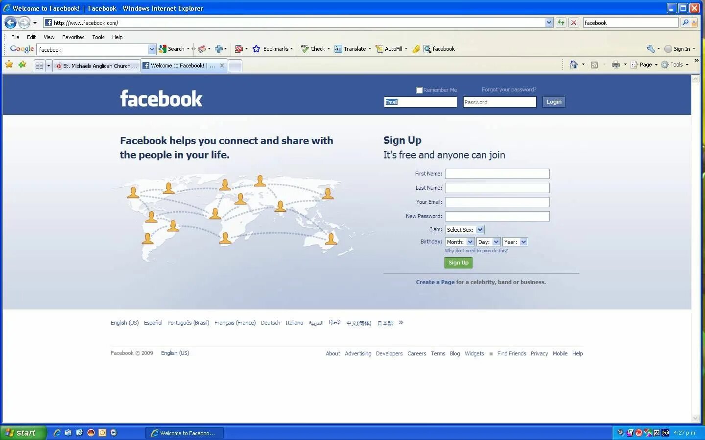 Pages creator