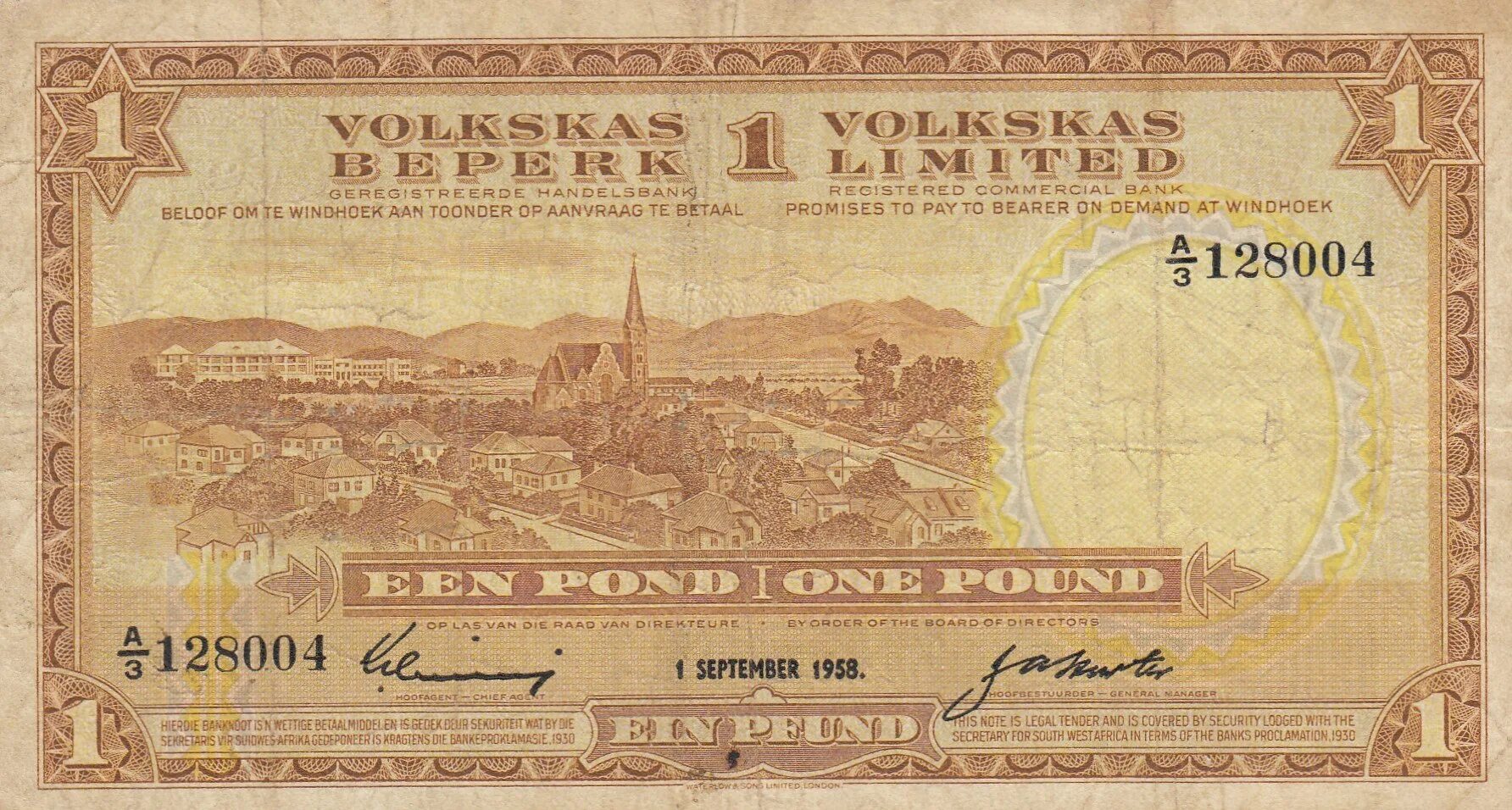 Banknoty Stran Mira. Деньги стран 50. 1 Фунт. Южная Африка. 1898.