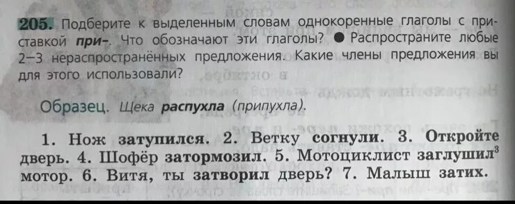 Распространите любые 2-3 нераспространенных предложения. К выделенным словам подберите несколько однородных. Распространите любое предложение двумя. Нераспространенное предложение со словом шофер.