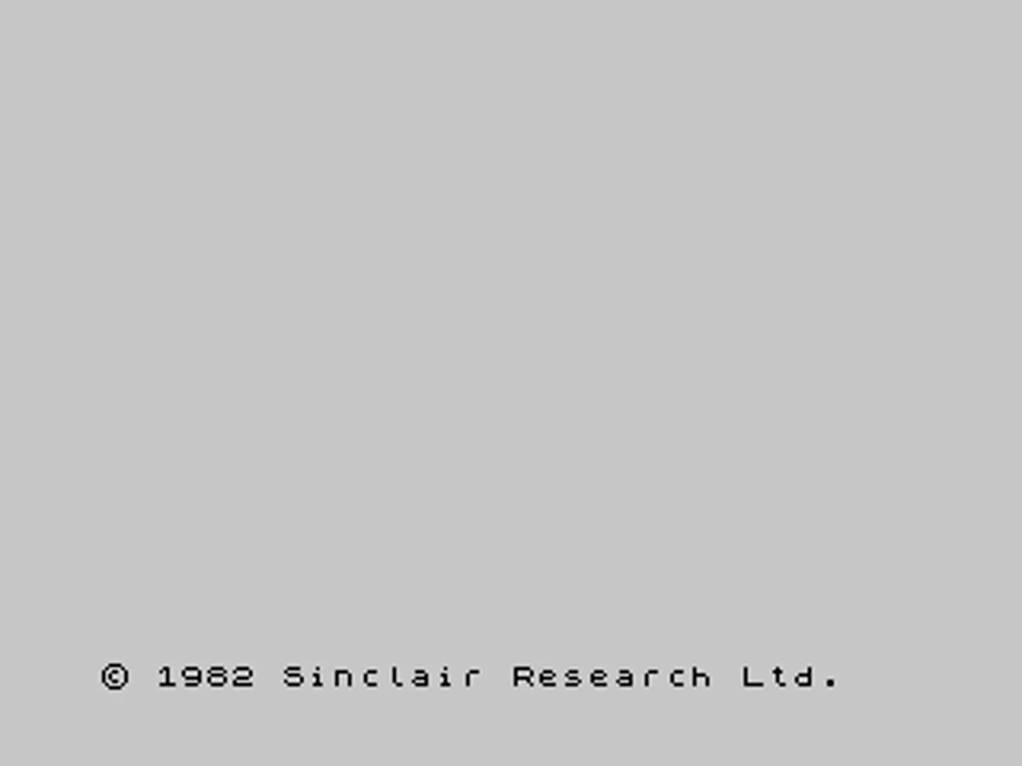 Sinclair research Ltd 1982. Tape loading Error ZX Spectrum. Tape loading Error. ZX Spectrum экран. Загрузка спектрум