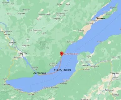 Горячинск на карте байкала