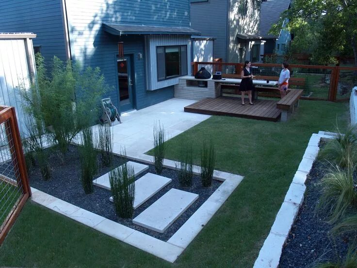 Примеры благоустройства частного дома Pin on decks Backyard landscaping designs, Backyard landscaping, Backyard design