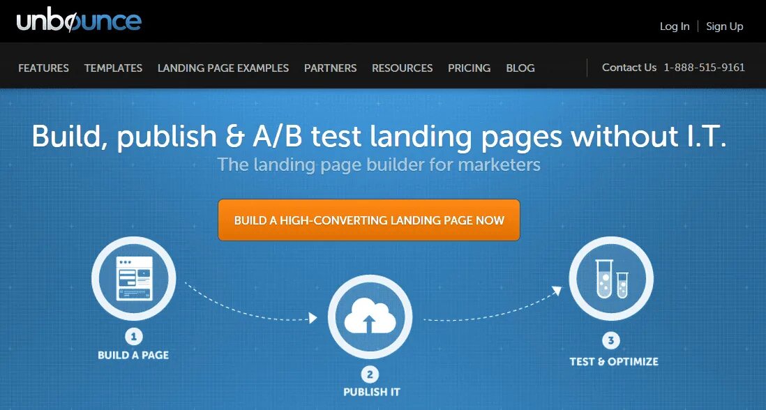 Unbounce. Landing Page. CTA examples. Лендинг-конвертер это.