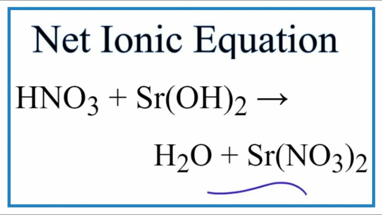 Sr no3 2 hcl