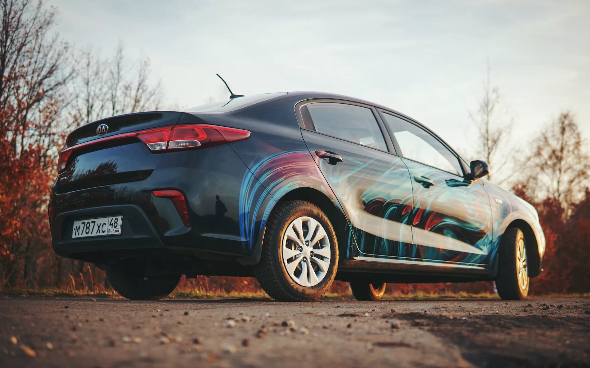 Киа Рио 4 на 4. Kia Rio 4 винил. Киа Рио 4 в пленке. Kia Rio аэрография. Rio 4c