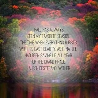 Fall has begun