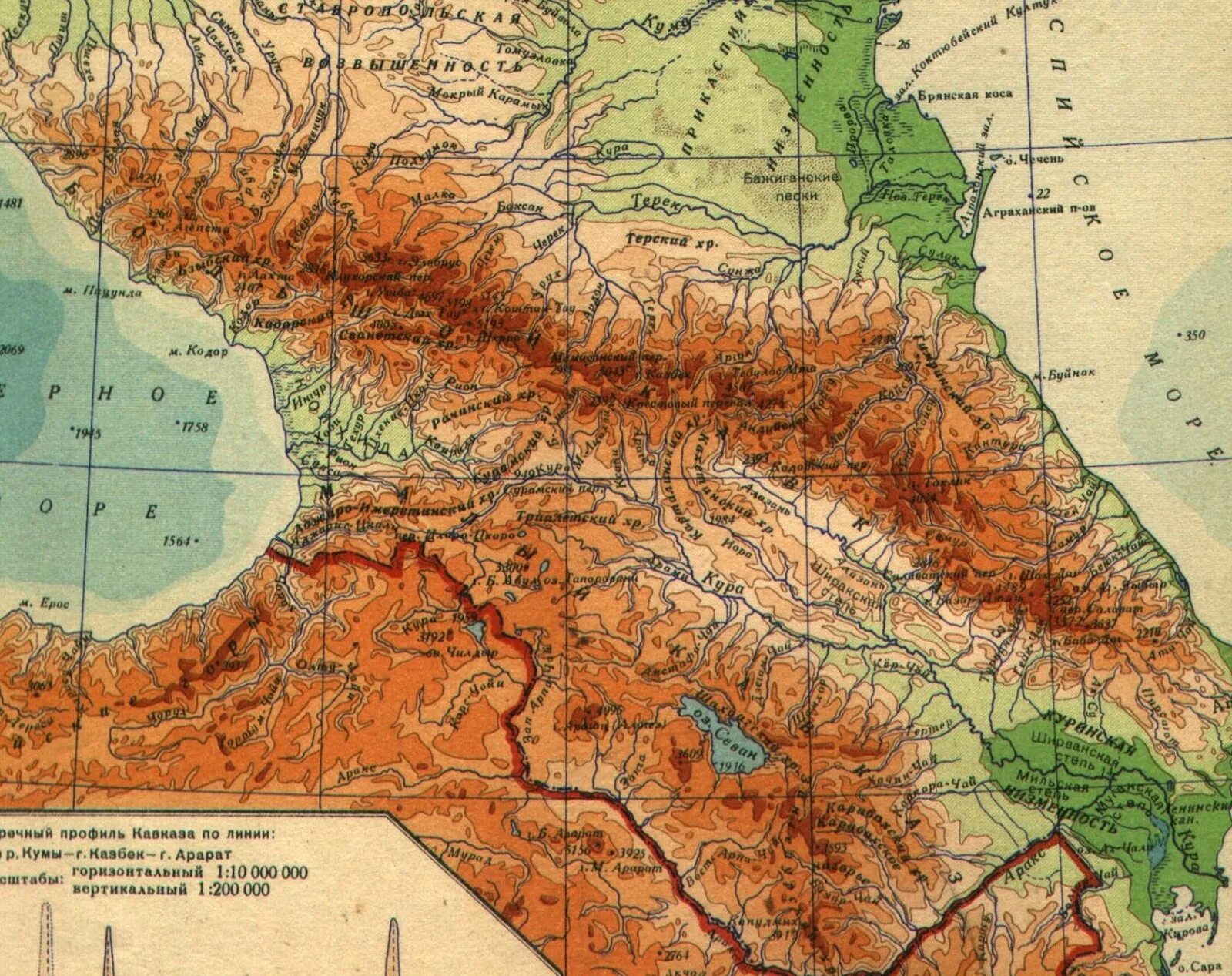Сколько километров кавказские горы. Физическая карьакавказа. Предкавказье Закавказье большой Кавказ. ФИЗИЧЕСКОАЯ крата МКАВКАЗА. Большой кавказский хребет физическая карта.