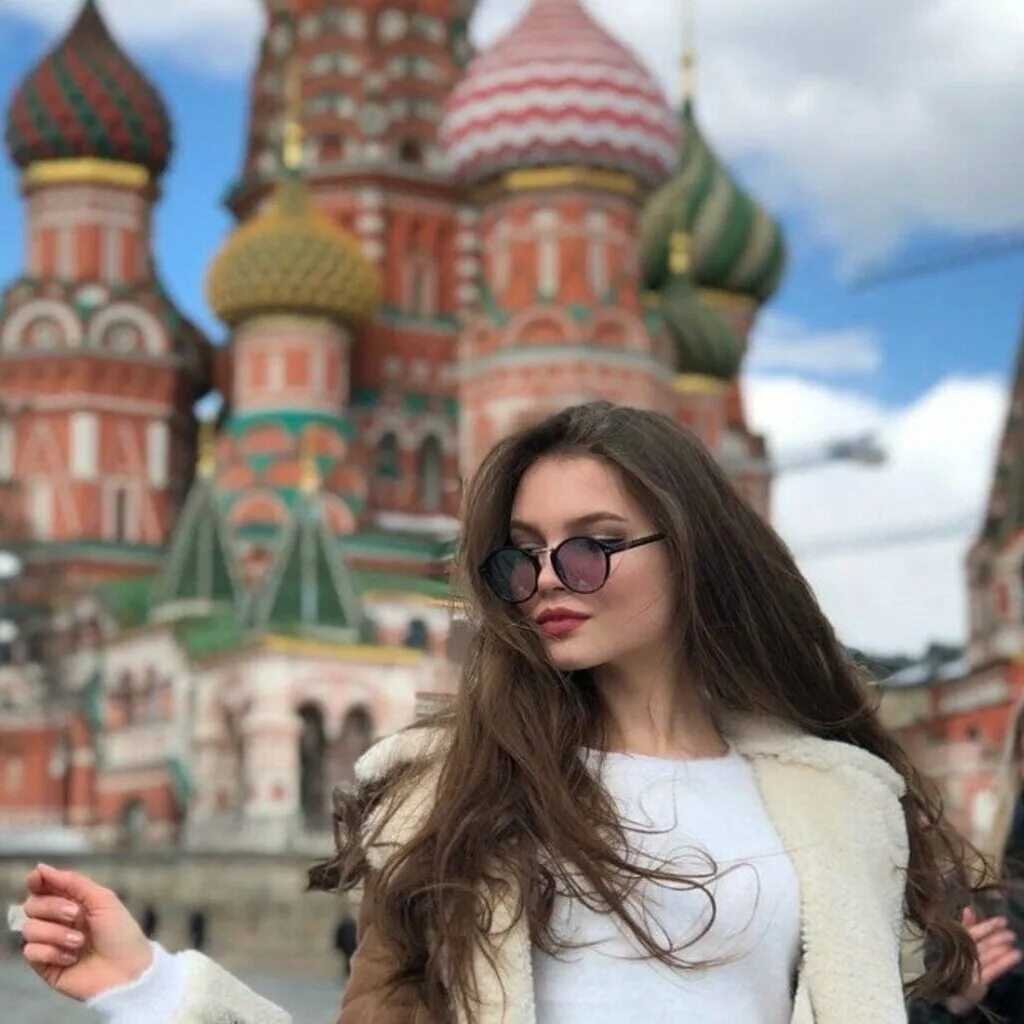 Город москва девушка