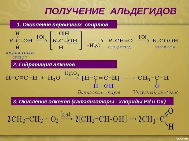 Бутан реакция гидратации. Получение альдегидов из алкенов. Ch кислотность алкинов. Реакции получения альдегидов. Получение альдегидов из спиртов.