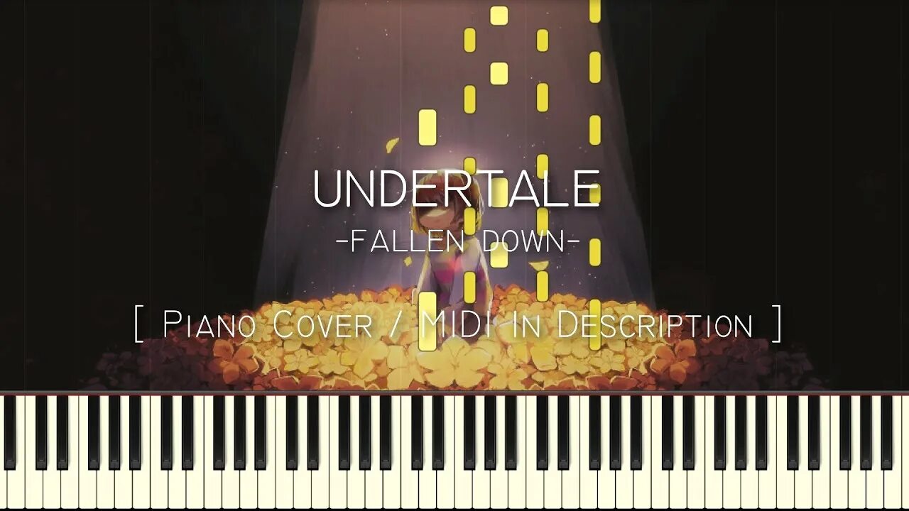 Ost fall. Fallen down на синтезаторе. Undertale Fallen down Piano. Fallen down андертейл Ноты на пианино. Fallen down Undertale обложка.