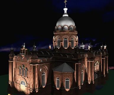 Подсветка собора