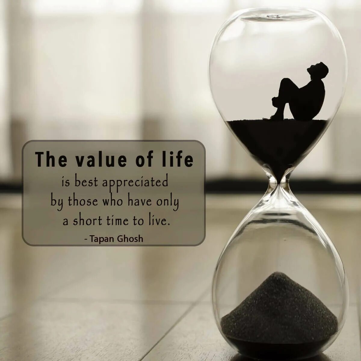 Life is a value. Life values. True values of Life. Time is short. The value of Living well.