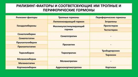 Рилизинг факторы