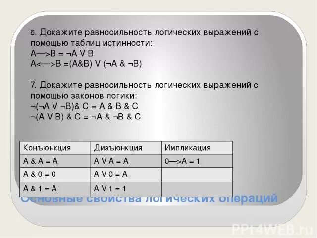 Равносильность логических выражений. Доказать равносильность логических выражений. Докажите равносильность. Доказать равносильность выражений.