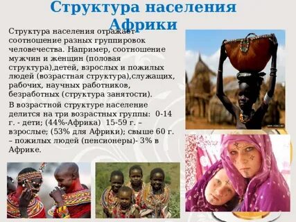 Преобладающее население африки