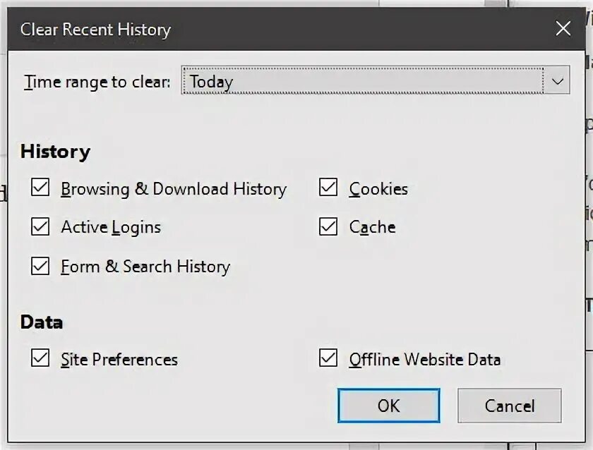 History cache