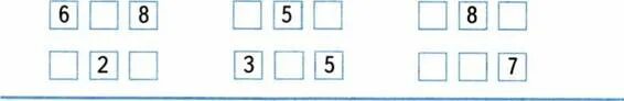 Пропущенное число от 1 до 10