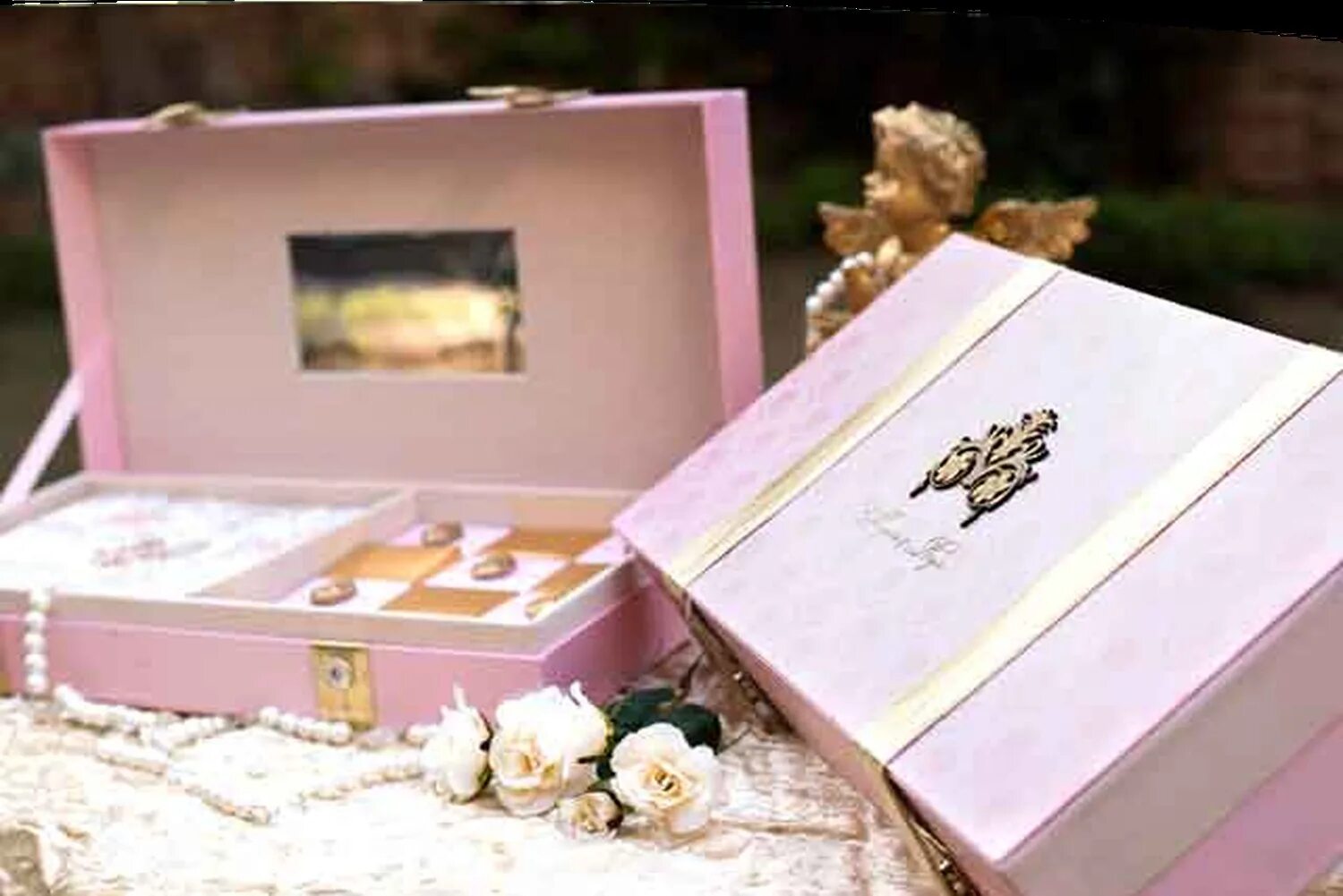 Шкатулка для обручальных колец на свадьбу. Invitation boxes. Wedding box. Wedding box. Ring box house.