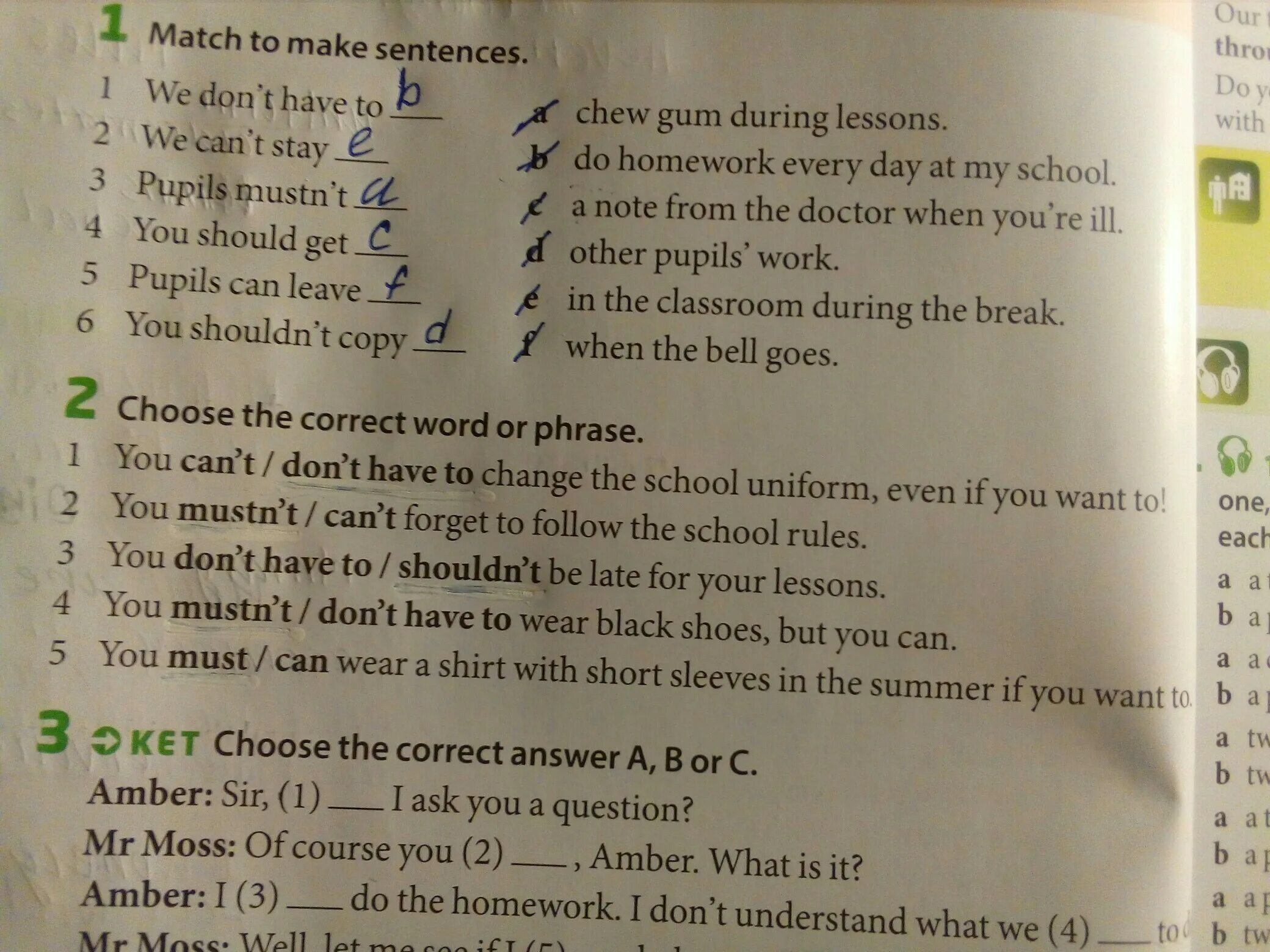 Match the sentences. Choose the correct item ответы. Choose the answer. Make sentences with going to ответы. 3 read again and choose