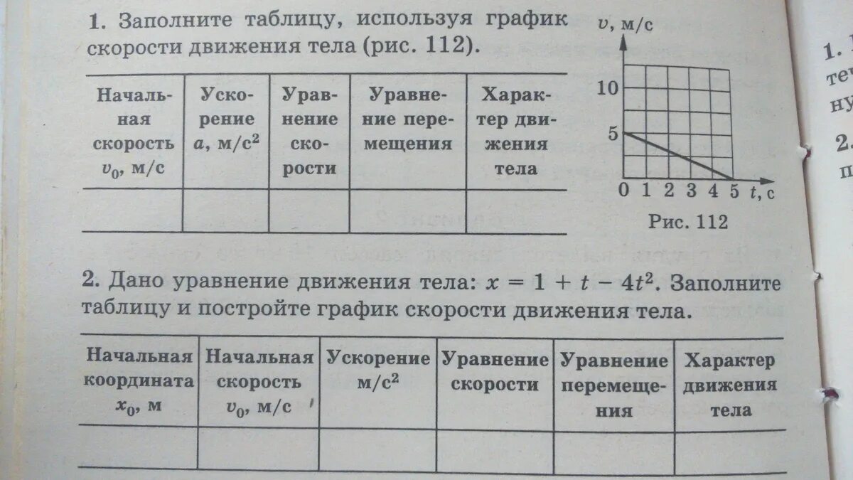 Заполните таблицу используя график скорости движения тела вариант 1. Заполните таблицу используя график скорости движения тела вариант 8. Заполните таблицу используя график скорости движения тела рис 112. Щаполните таблицу ,используя графикскорости движения тела. Заполните таблицу используя следующие слова