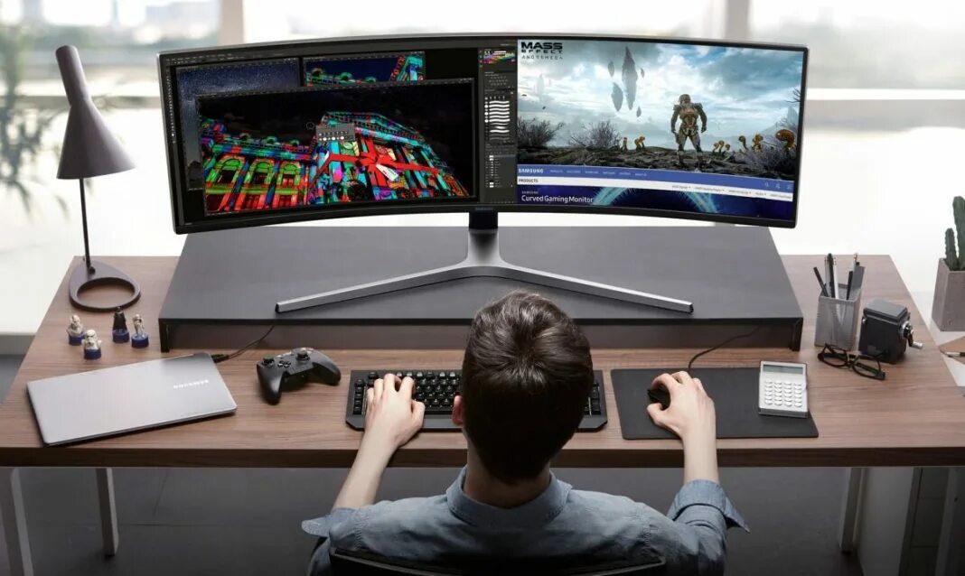 Монитор для игр 2024. Samsung chg90. Монитор Samsung chg90. Игровой монитор Samsung 49" chg90 32:9. Samsung 49 inch Curved Monitor.