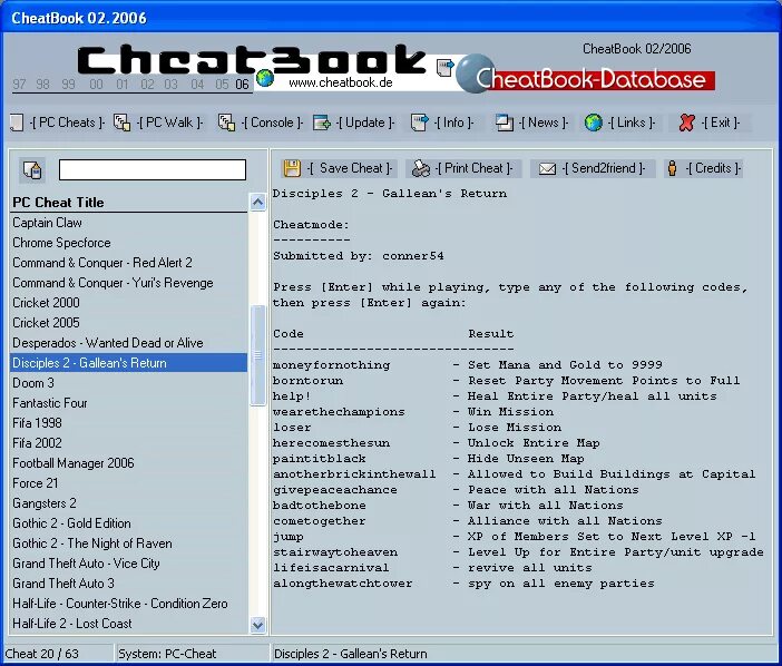 2 cheat codes